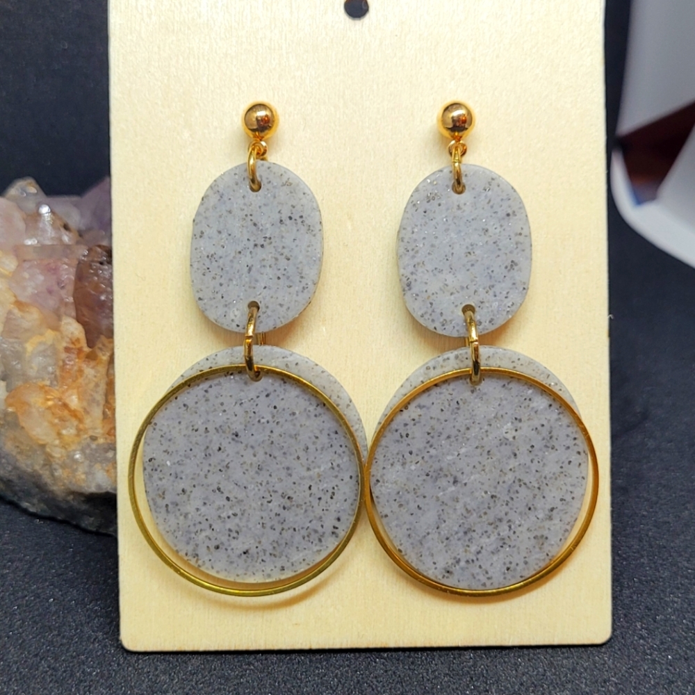 Polymer clay earrings